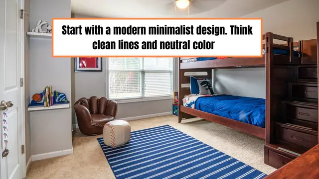 'Video thumbnail for 15 Cool Teenage Boy Bedroom Ideas for the Ultimate Hangout Spot'