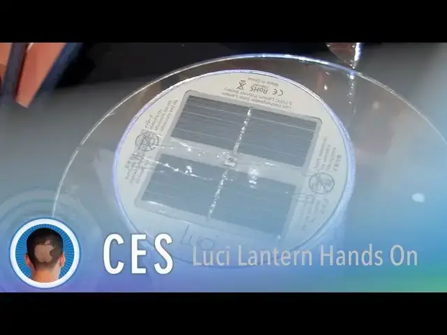 'Video thumbnail for Hands On With The Luci Lantern At CES'