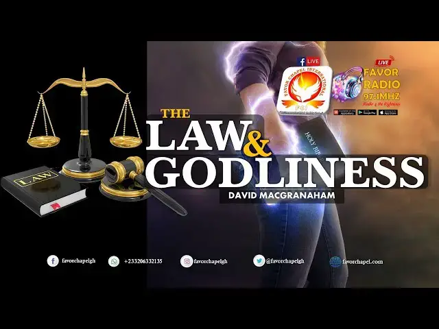 'Video thumbnail for THE LAW AND GODLINESS'