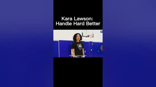 'Video thumbnail for Kara Lawson: Handle Hard Better (Motivational Speech)'