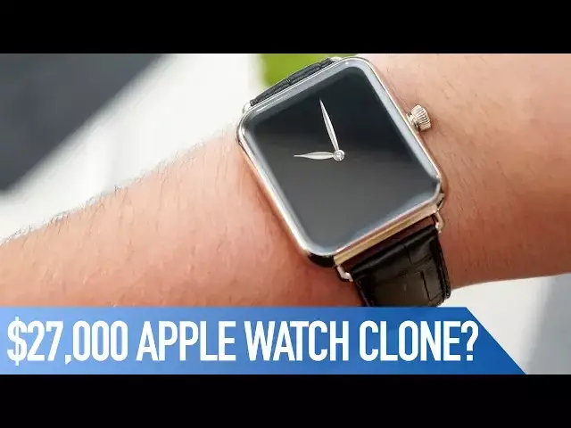 'Video thumbnail for $27k Apple Watch clone | Does it measure up to the real thing?'