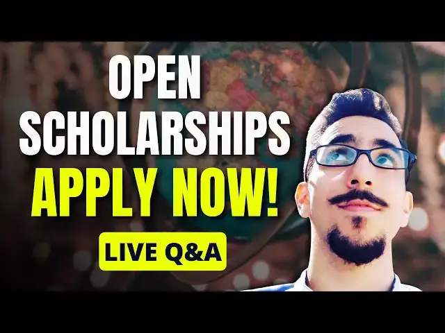 'Video thumbnail for Global Scholarships: “Q & A” And Scholarship Analysis (04.26.2024)'