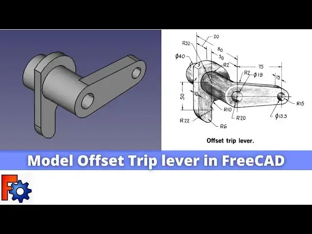 'Video thumbnail for Model Offset Trip Lever in FreeCAD | FreeCAD Tutorial | Mechnexus |'
