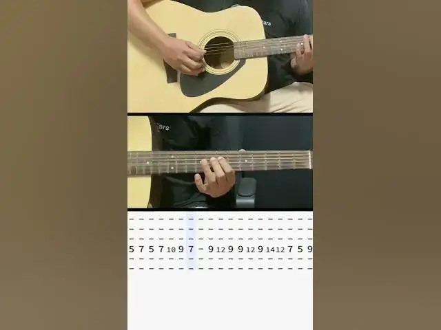 'Video thumbnail for A Thousand Years on One String - Learn Your First Guitar Song! #easyguitarsong #guitarcover #guitar'