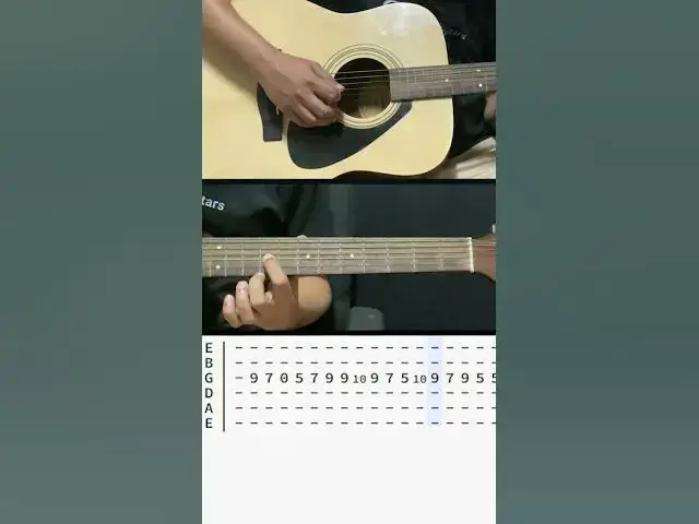 'Video thumbnail for One Call Away on One String - Learn Your First Guitar Song! #easyguitarsong #beginnersguitarlesson'