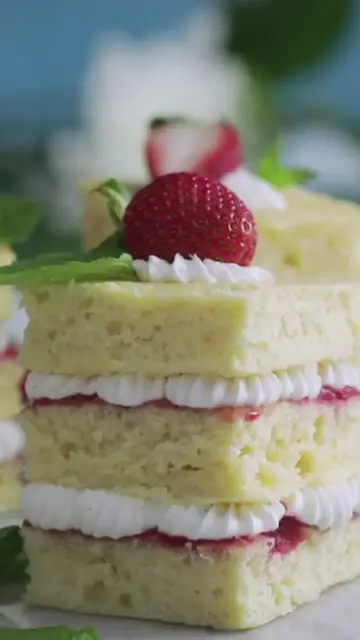 'Video thumbnail for Recipes, Videos, Food & Travel Shows, Easy Petit Four Cake'