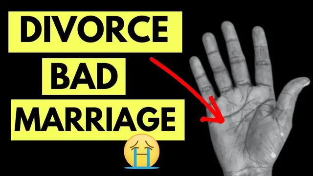 'Video thumbnail for Divorce Signs And Bad Marriage Lines In Palm Reading'