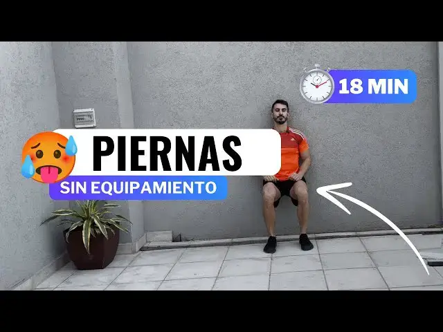 'Video thumbnail for 18 MIN RUTINA PARA PIERNAS EN CASA🦵 | Entrena Sin Equipamiento'