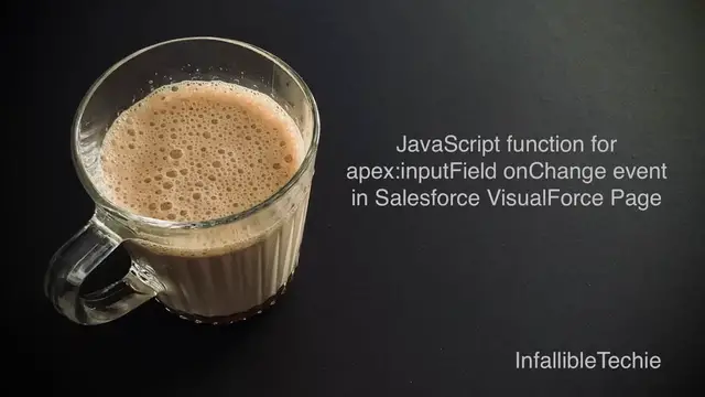 'Video thumbnail for JavaScript function for apex inputField onChange event in Salesforce VisualForce Page'