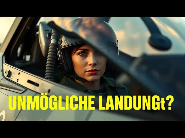 'Video thumbnail for Der Colonel spottete über sie – doch im Sturm landete sie die Maschine mit eiskalter Präzision'