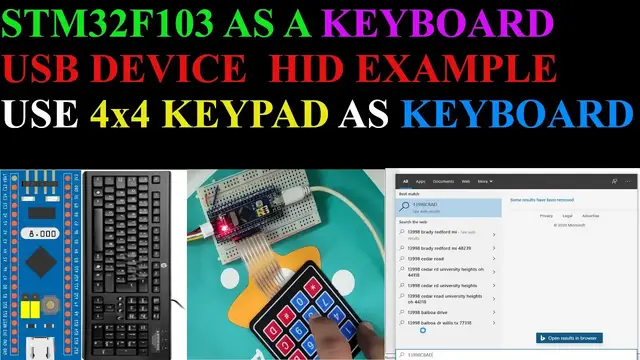 'Video thumbnail for Use STM32 as a KEYBOARD || F103C8 || USB Device HID'