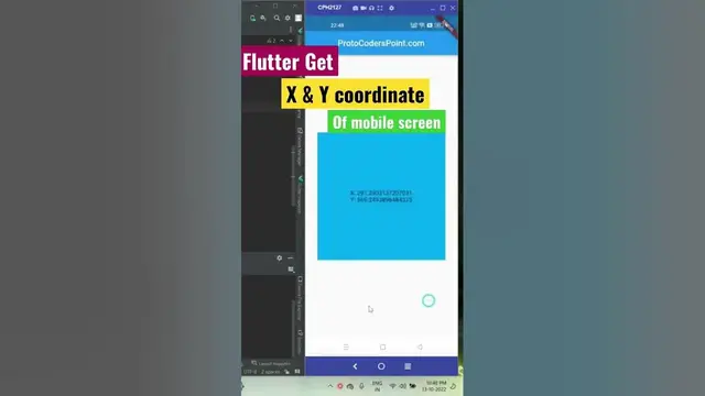 'Video thumbnail for Flutter get X & Y coordinate of tap position'