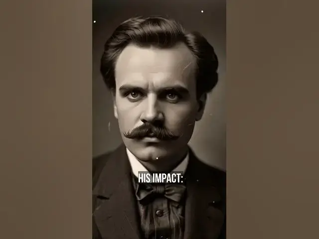 'Video thumbnail for Nietzsche in 60 Seconds: The Man Who Said 'God is Dead'! #philosophy'