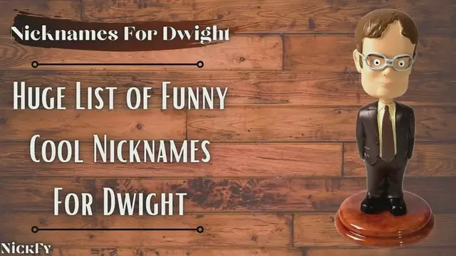 'Video thumbnail for Nicknames For Dwight | 43+ Funny Cool Nicknames For Dwight'