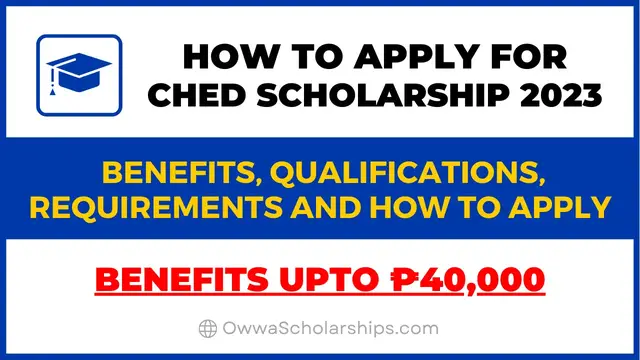 'Video thumbnail for CHED Scholarship 2023 Qualifications, Requirements and How to Apply'