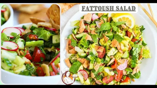 'Video thumbnail for Fattoush Salad'