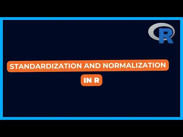 'Video thumbnail for Standardization and Normalization in R'