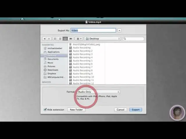 'Video thumbnail for How To Rip Audio From Video Files In OS X'