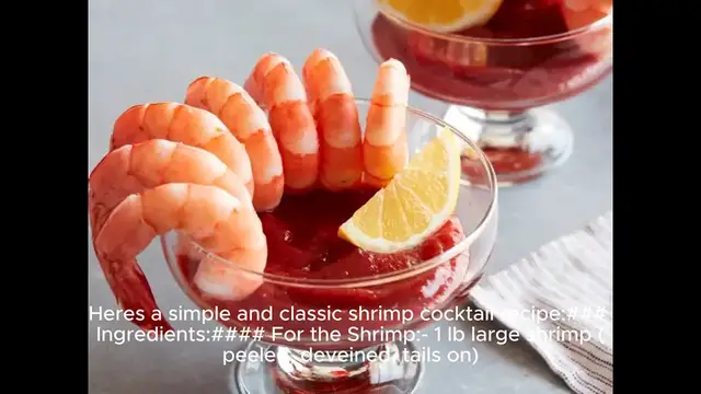 'Video thumbnail for shrimp cocktail recipe'