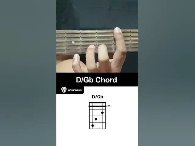 'Video thumbnail for How To Play The D/Gb Chord On Guitar - Guvna Guitars'