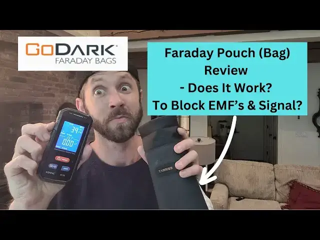 'Video thumbnail for Do Faraday Pouches Work? EMF/Radiation Test | GoDark Faraday Pouch Review #faradaypouch #faradaybag'