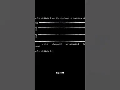 'Video thumbnail for Installing minikube with ansible'