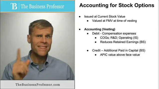'Video thumbnail for Accounting for Stock Options'