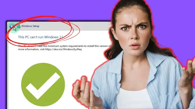 'Video thumbnail for Bypass This PC Can't Run Windows 11 In 2 Minutes - Step By Step Guide'