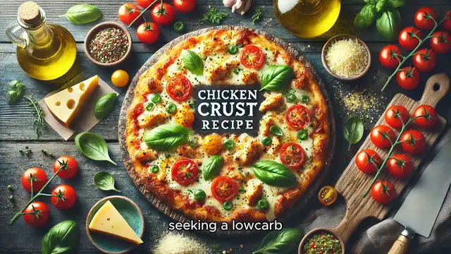 'Video thumbnail for Chicken Crust Pizza Recipe'