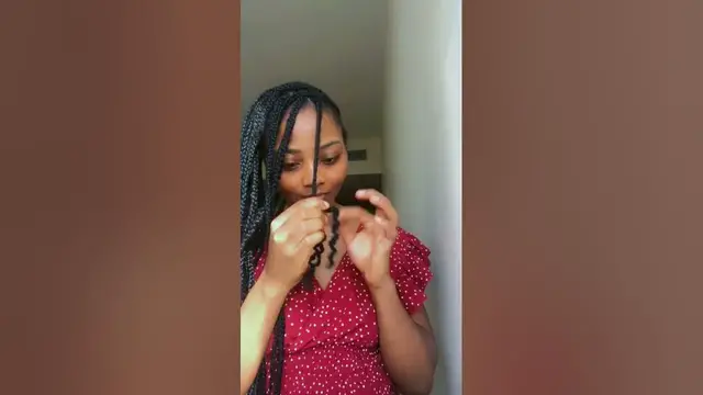'Video thumbnail for Braid take down | length retention natural hair | box braid take down'