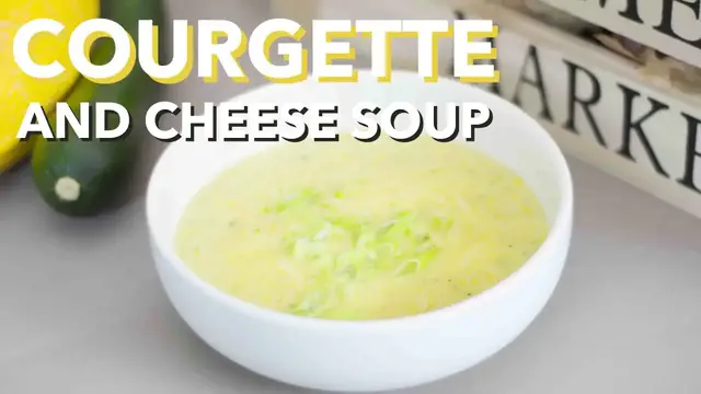 'Video thumbnail for Coutgette Recipe Zucchini and Cheese Soup'