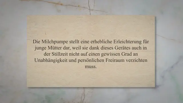 'Video thumbnail for Milchpumpe – was ist ein Milchpumpe und wie wird sie angewendet?'