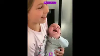 'Video thumbnail for Cute funny baby videos memes #shorts #cutebaby #babyvideos #mom 21'