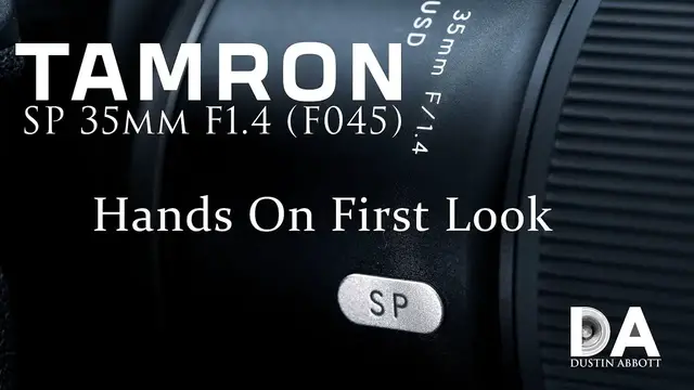 'Video thumbnail for Tamron SP 35mm F1.4 (F045): First Look | 4K'