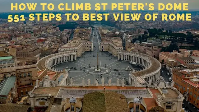 'Video thumbnail for Climbing Dome in Rome St Peters Basilica, best tricks'