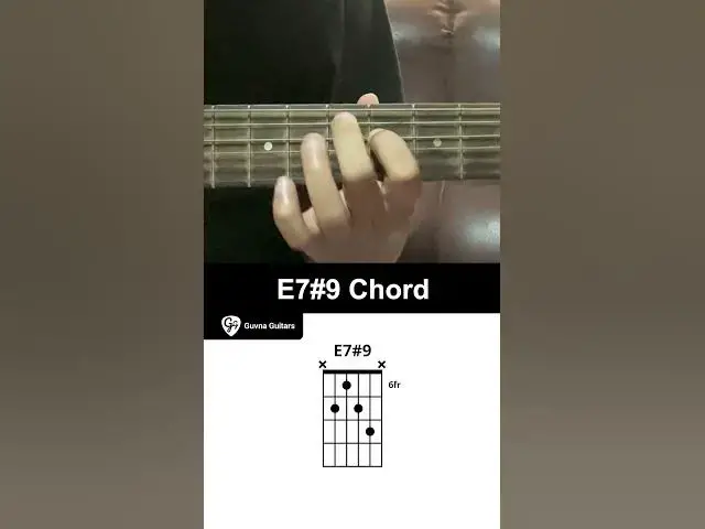 'Video thumbnail for How To Play The E7#9 Chord On Guitar - Guvna Guitars'