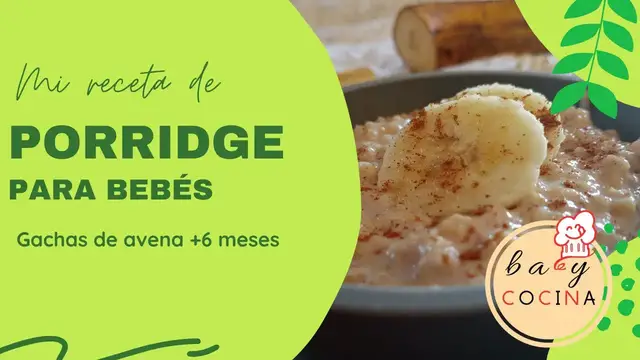 'Video thumbnail for Porridge de Avena para Bebés 🥣 👶| Gachas BLW Aptas para Bebés +6 Meses'