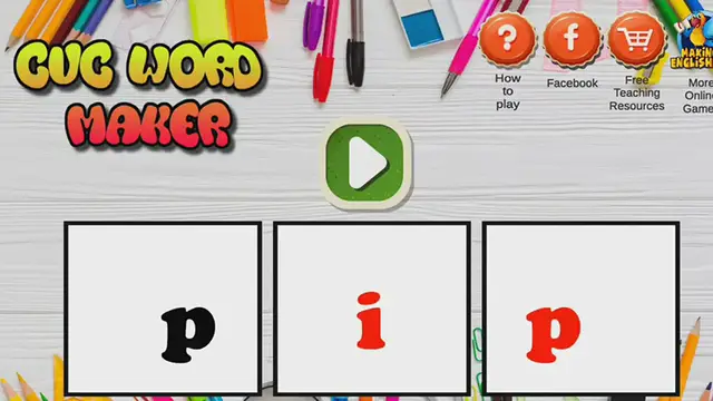 'Video thumbnail for CVC Word Maker'