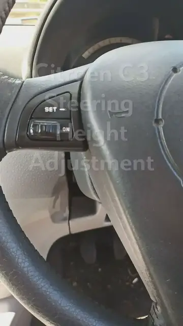 'Video thumbnail for Citroen C3 Steering Height Adjustment'
