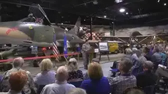 'Video thumbnail for Warbirds News: Museum of Aviation's F-100D Super Sabre Exhibit Dedication'