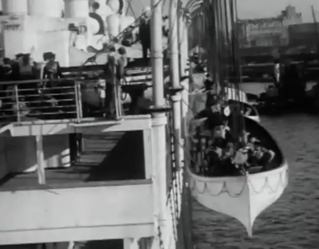 'Video thumbnail for Safety First : Lifeboat Drill on the Aquitania'