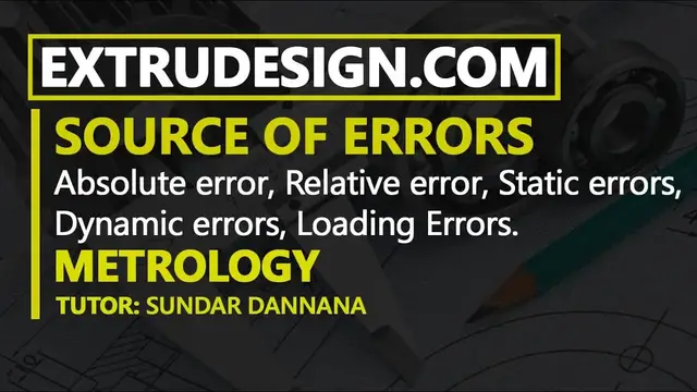 'Video thumbnail for What are the sources of errors in measurement?'