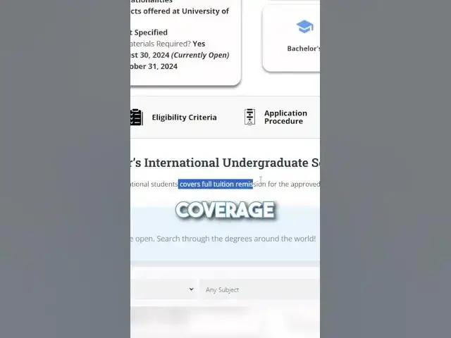 'Video thumbnail for Find Scholarships in Australia! #scholarship #internationalscholership #financialaid'