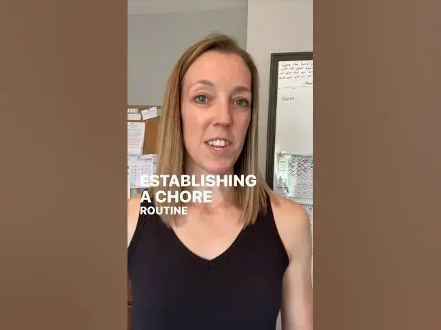 'Video thumbnail for Chore routine?  Here’s ours! #homeschooling #parentingtips'