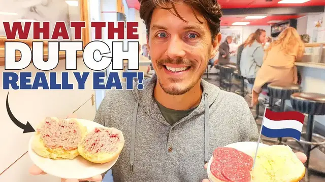 'Video thumbnail for AMSTERDAM FOOD TOUR WITH A LOCAL! 馃嚦馃嚤 (what to eat in Amsterdam & where!)'