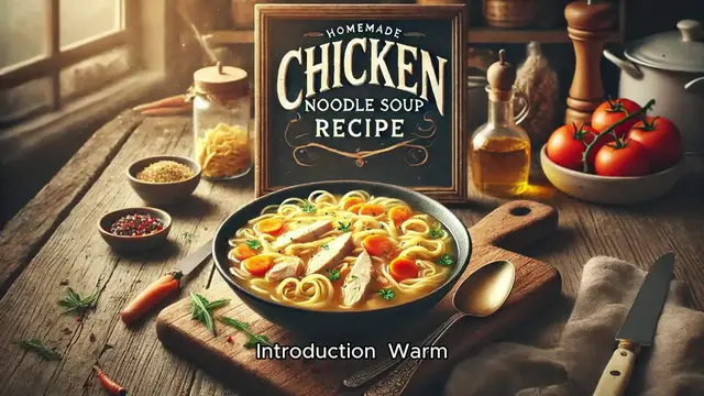 'Video thumbnail for Chicken Noodle Soup Recipe'