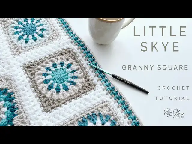'Video thumbnail for Fast and Fabulous: Crochet the Little Skye Granny Square in Minutes'