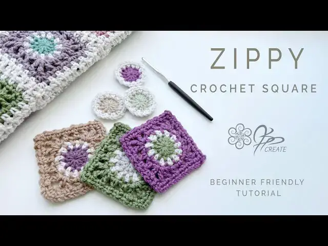 'Video thumbnail for Beginner-Friendly Crochet | Whip Up a Zippy Square | Step-by-Step Guide'