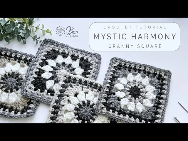 'Video thumbnail for Crochet Inspiration: Mystic Harmony Square, One Pattern, Endless Options'