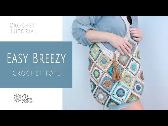 'Video thumbnail for How To Make The Easy Breezy Crochet Tote Bag'